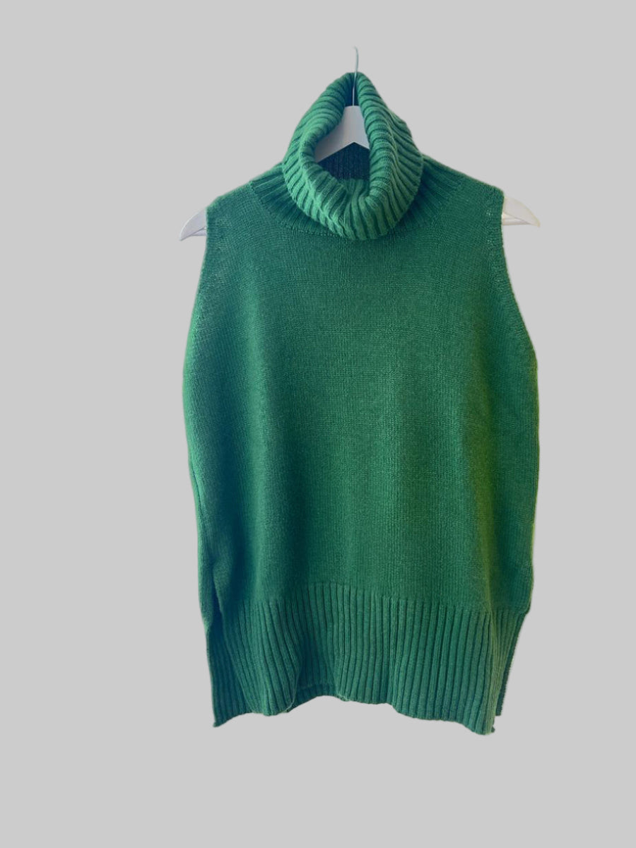 Roll Neck Sleeveless