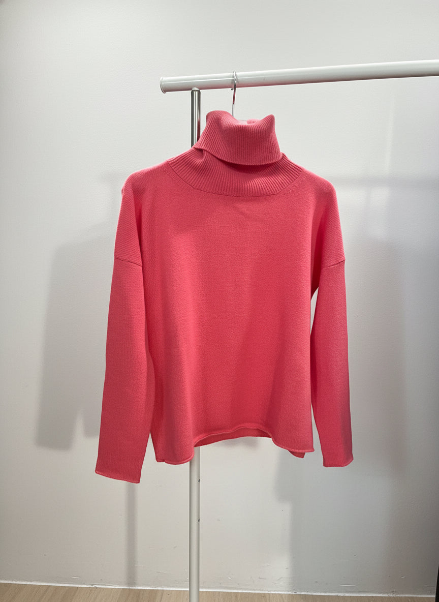 Roll neck over jumper