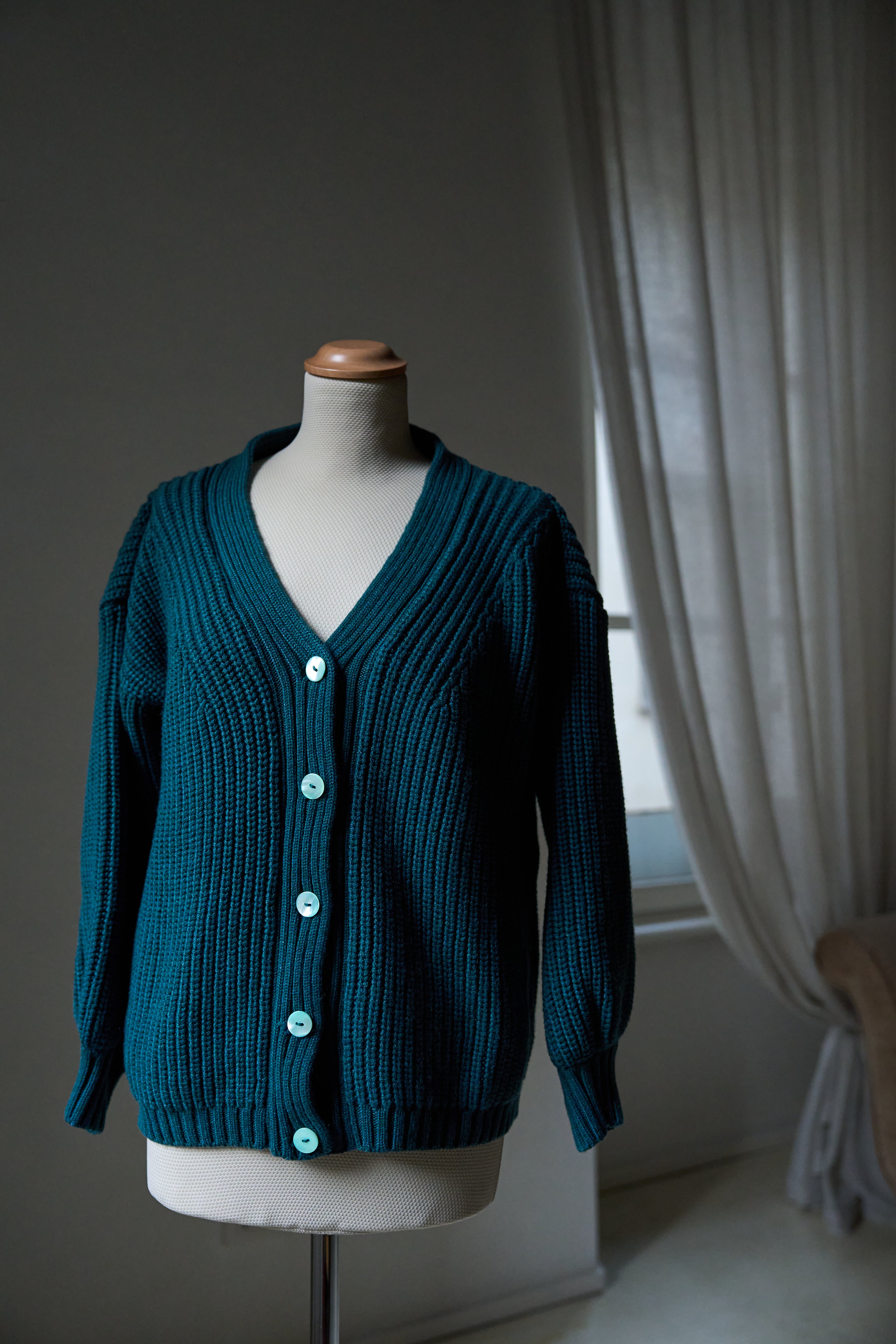 Cardigan Balloon Sleeves