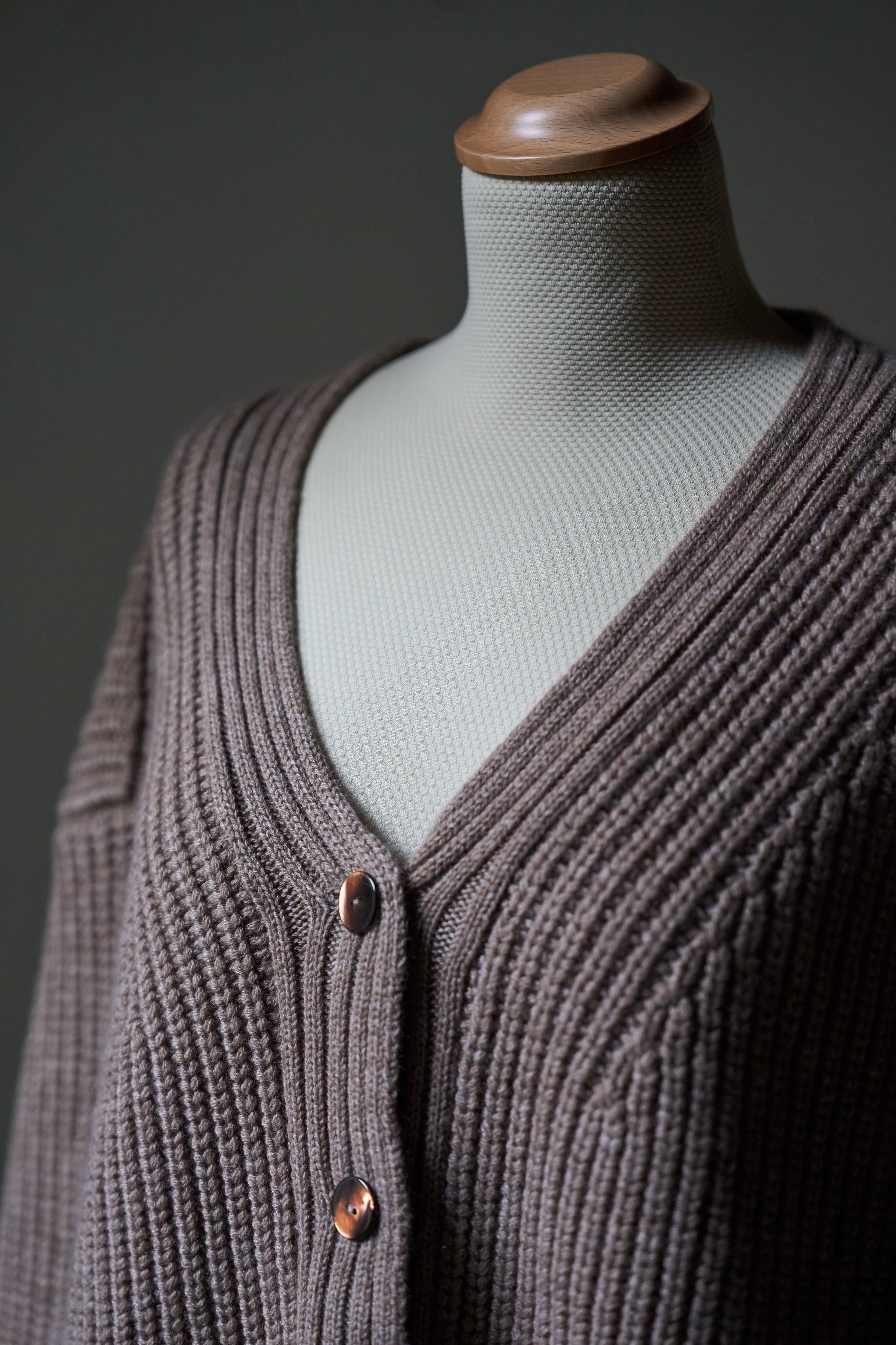 Cardigan Balloon Sleeves