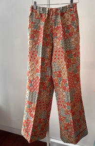 Brocade cuffed trousers
