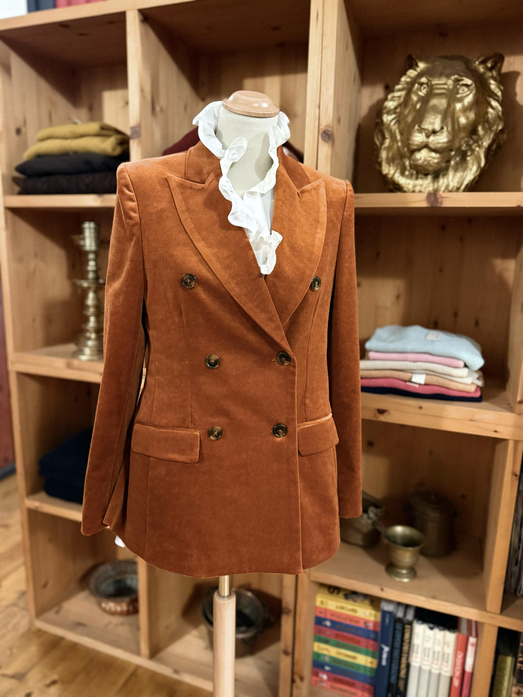 Blazer double breasted - Rust orange