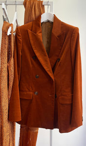 Blazer double breasted - Rust orange