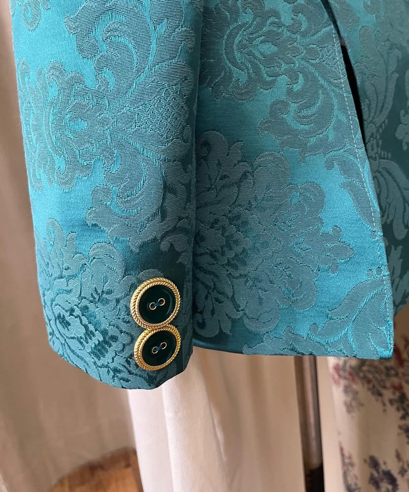Blazer double breasted - Damask fabric