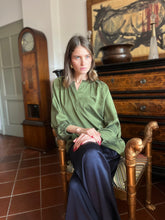 Load image into Gallery viewer, Chiara Sand washed silk shirt
