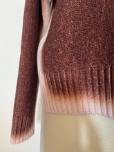 Load image into Gallery viewer, Crew neck - baby pink/aubergine
