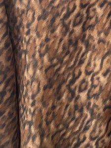 Roberta animalier print skirt