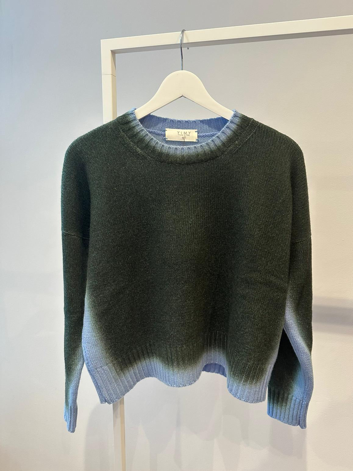 Crew neck - light blue/green