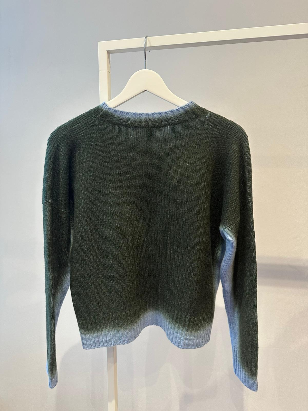 Crew neck - light blue/green