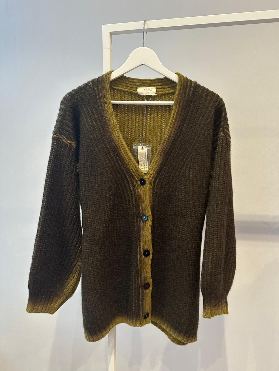 Cardigan Ballon Sleeves - military green