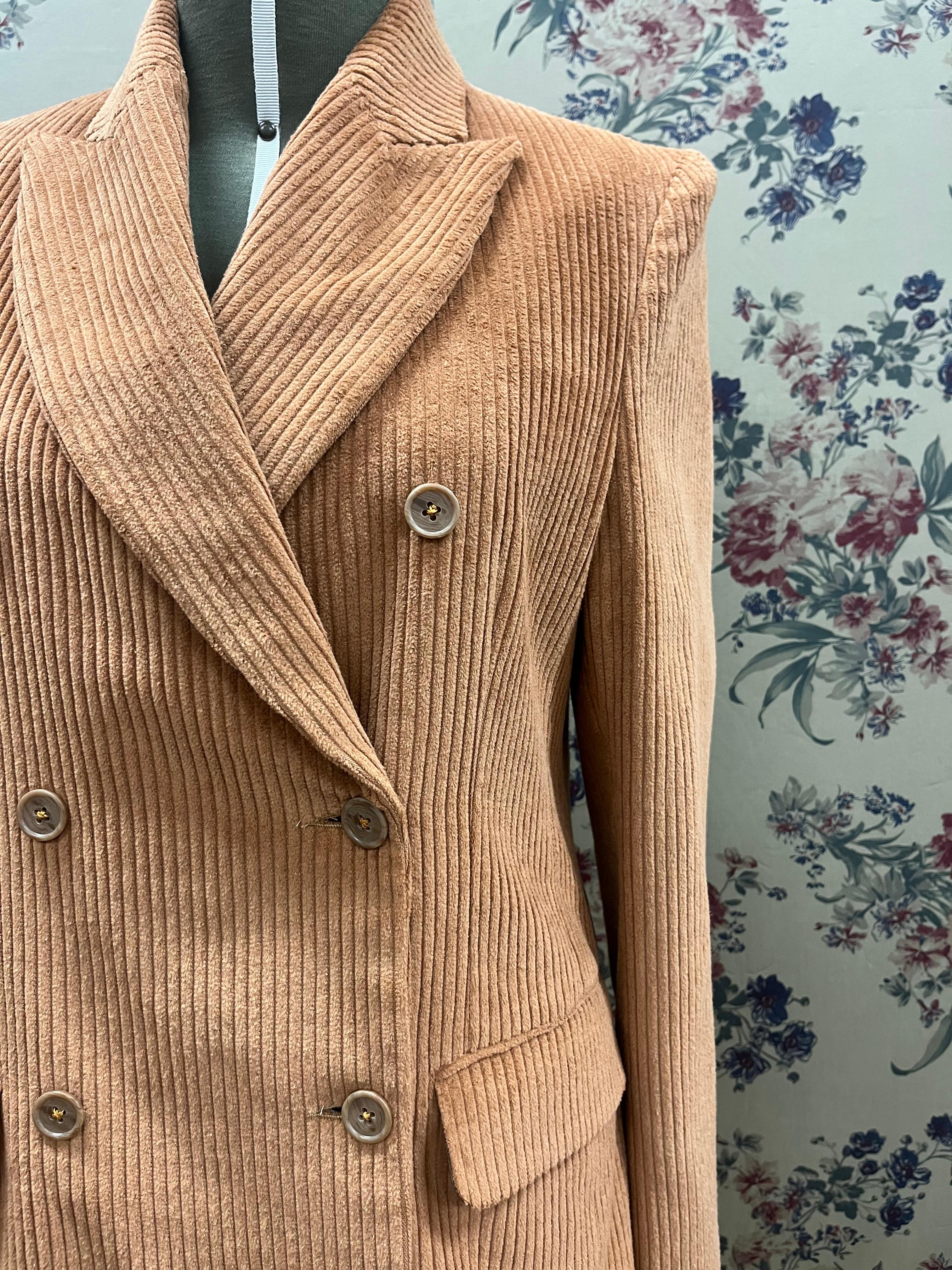 Blazer double breasted - Corduroy
