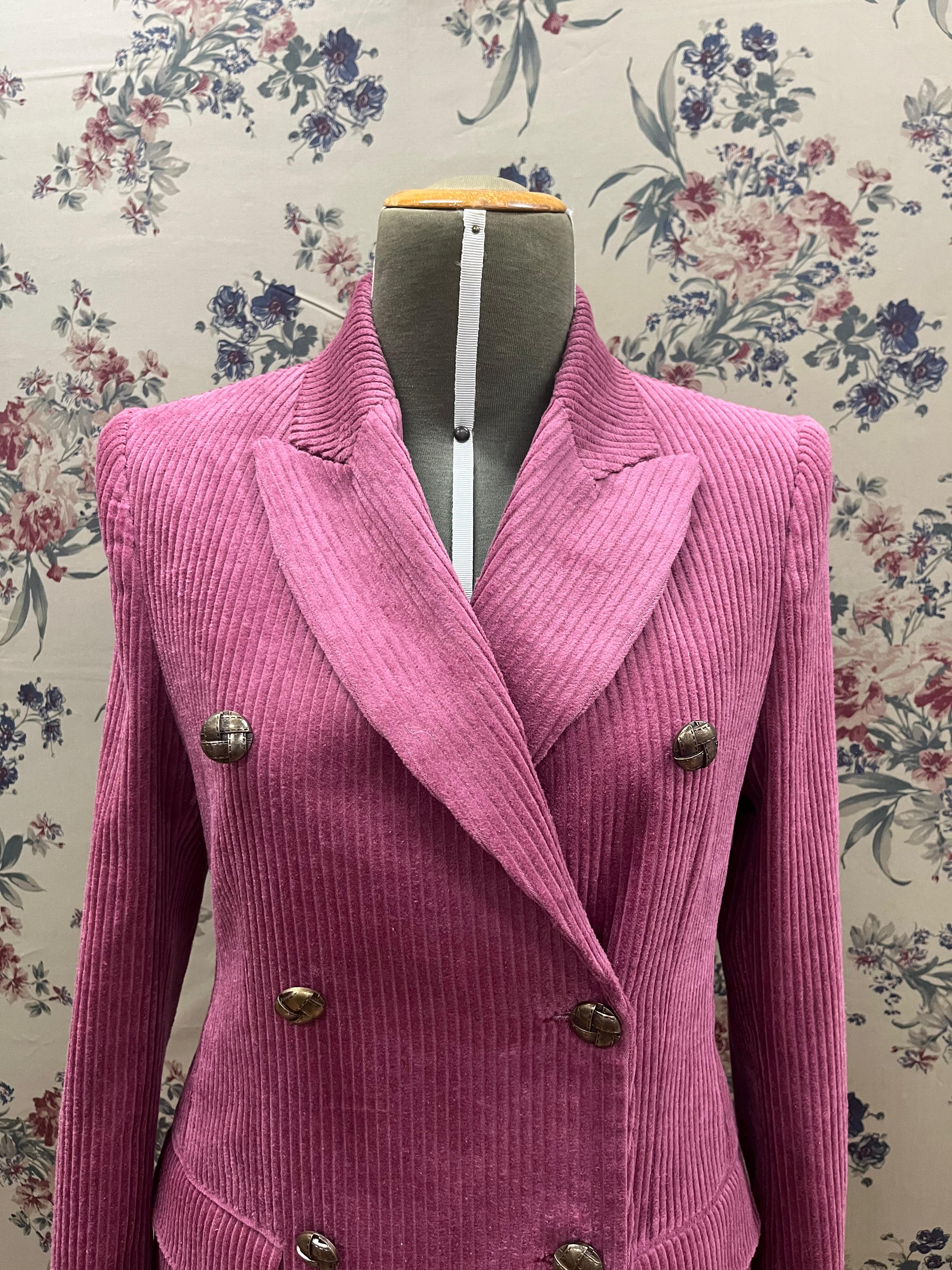 Blazer double breasted - Corduroy