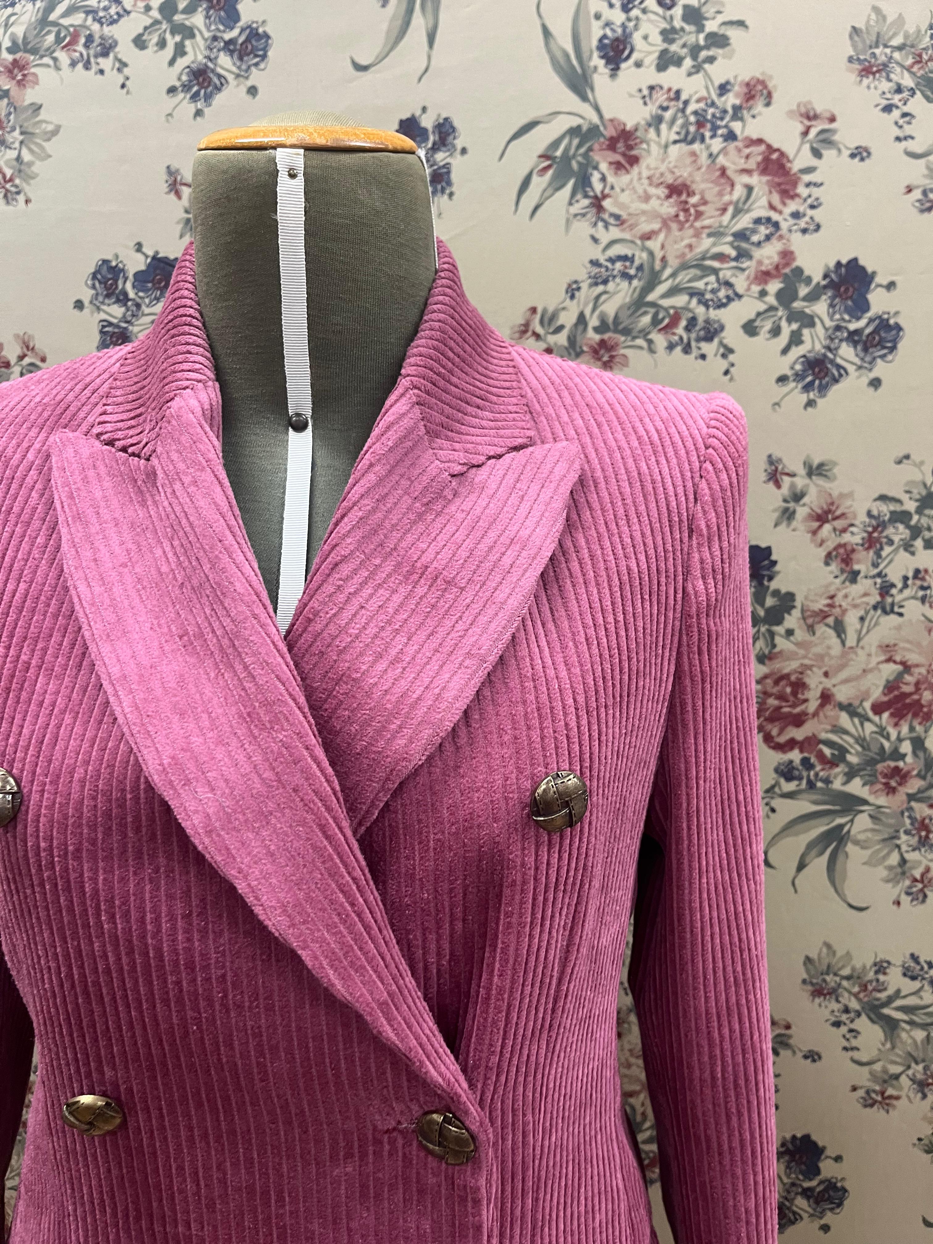 Blazer double breasted - Corduroy