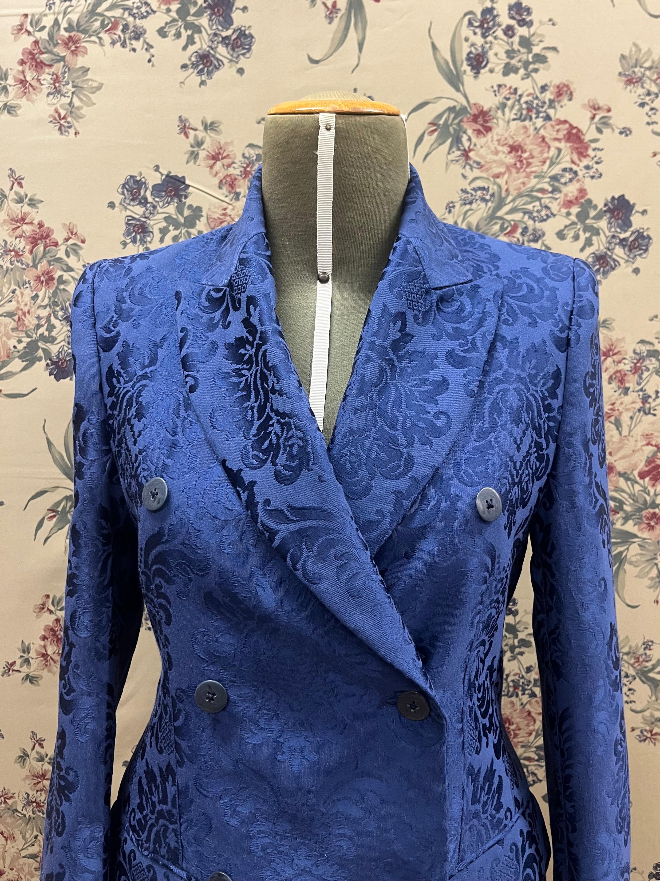 Blazer double breasted - Damask fabric
