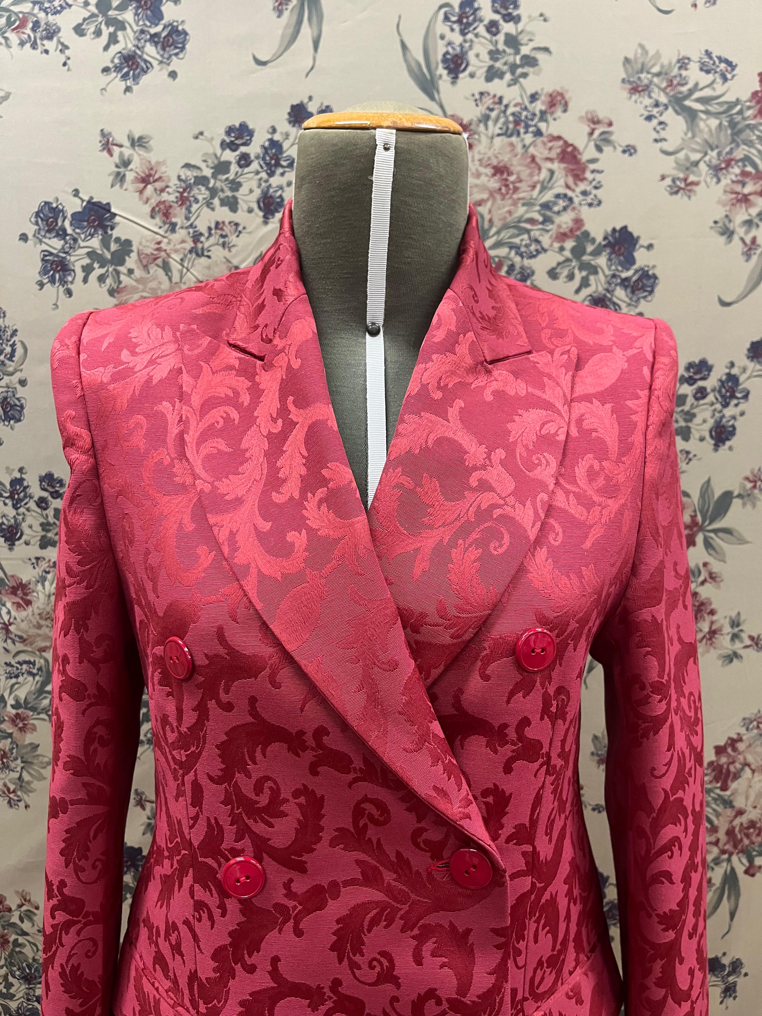 Blazer double breasted - Damask fabric