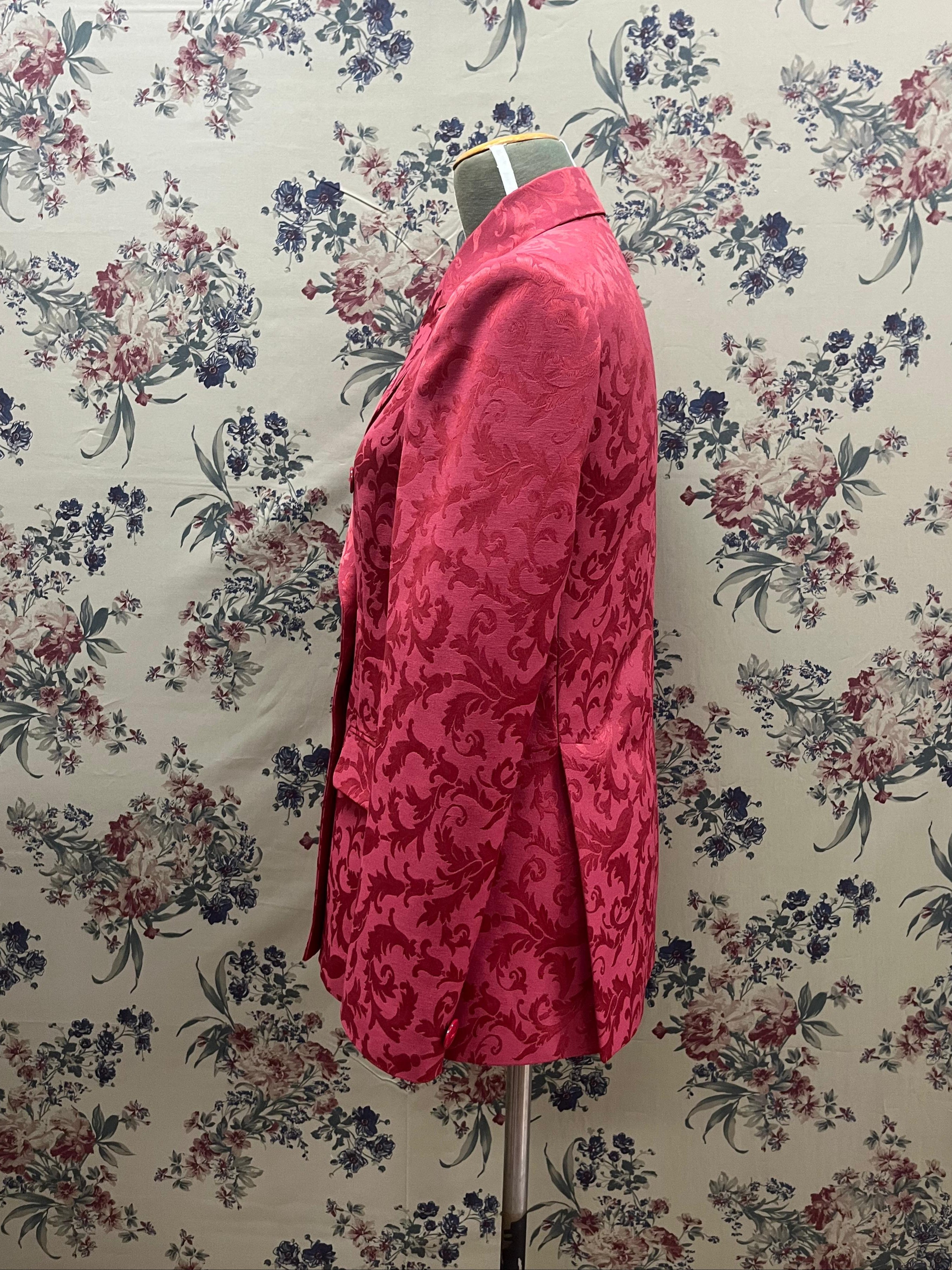 Blazer double breasted - Damask fabric