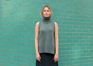 Roll Neck Sleeveless