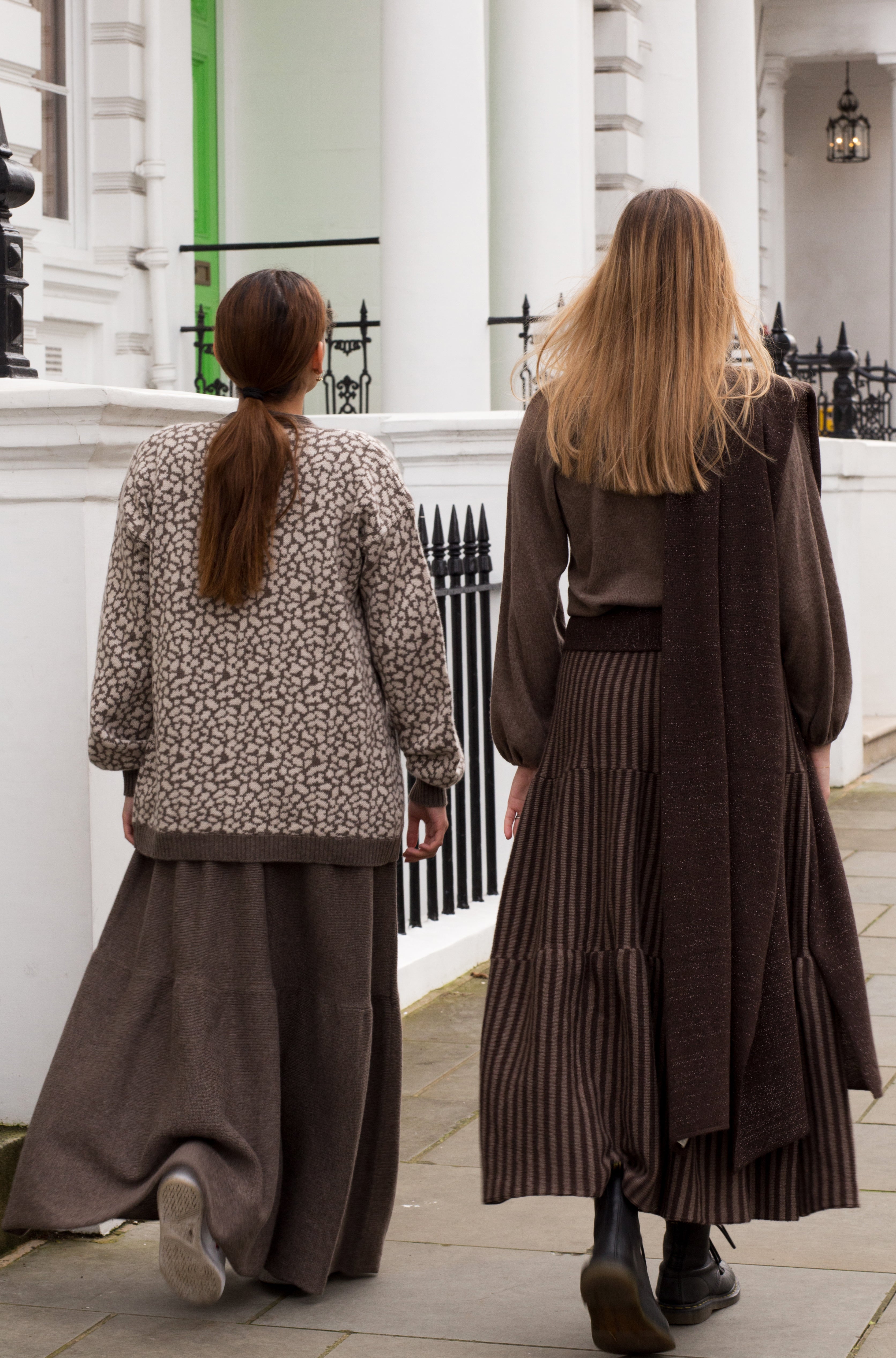 Cardigan Balloon Sleeves Animalier