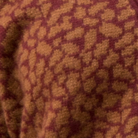 Cardigan Balloon Sleeves Animalier