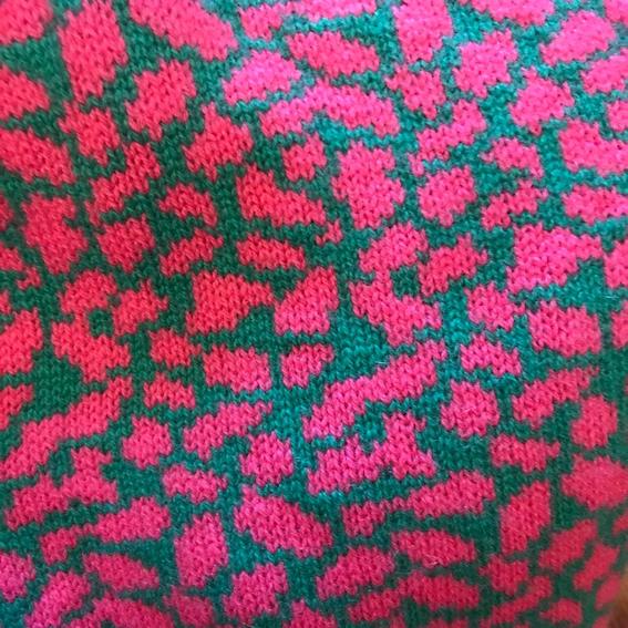 Cardigan Balloon Sleeves Animalier