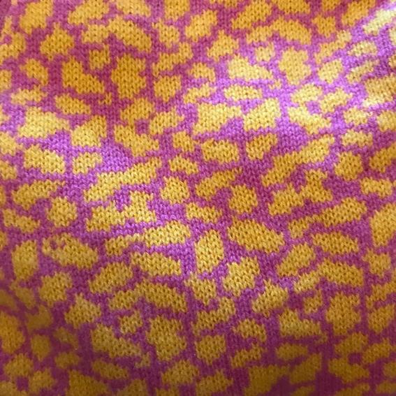 Cardigan Balloon Sleeves Animalier